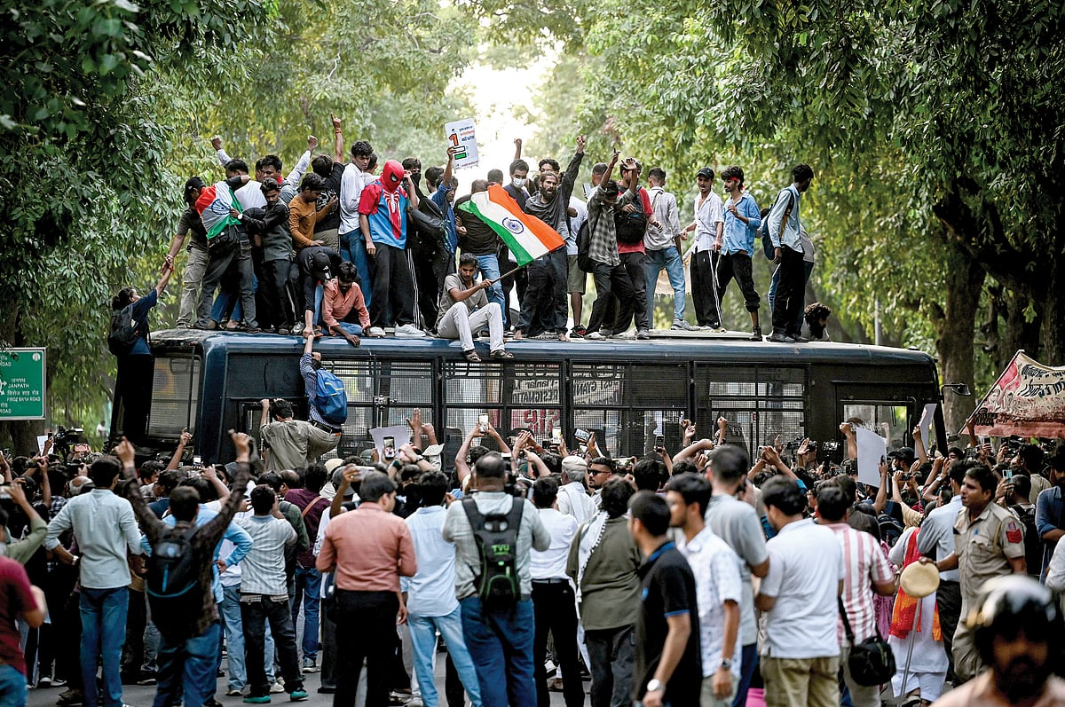 In the world’s largest democracy, even dissent sometimes appeared to require a traffic-management plan.