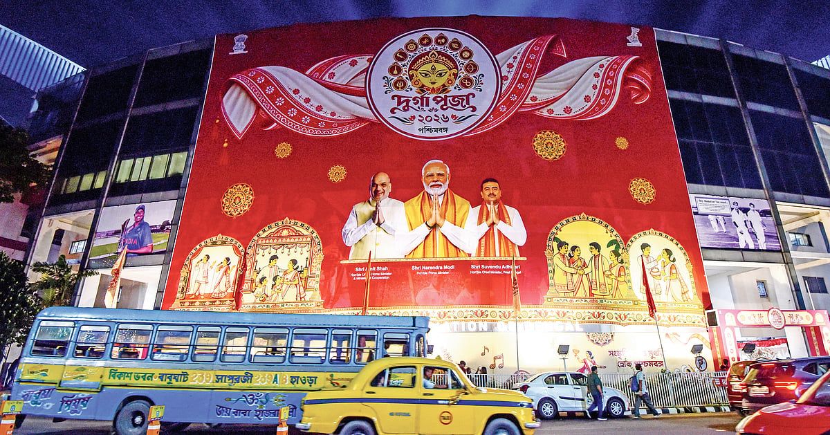 Bengal: Durga Puja gets a BJP makeover