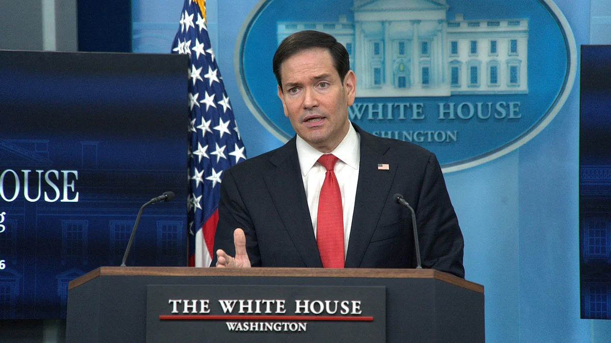 US Secretary of State Marco Rubio