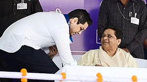 Mayawati praised Anand's political maturity and organisational work.