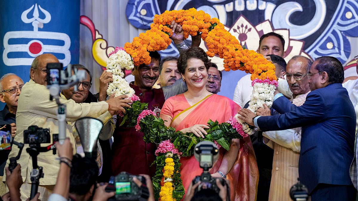 Priyanka Gandhi Vadra at Red Fort on Dussehra