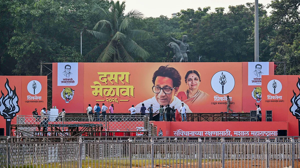 Mumbai gears up for a political showdown between Uddhav Thackeray and Eknath Shinde.