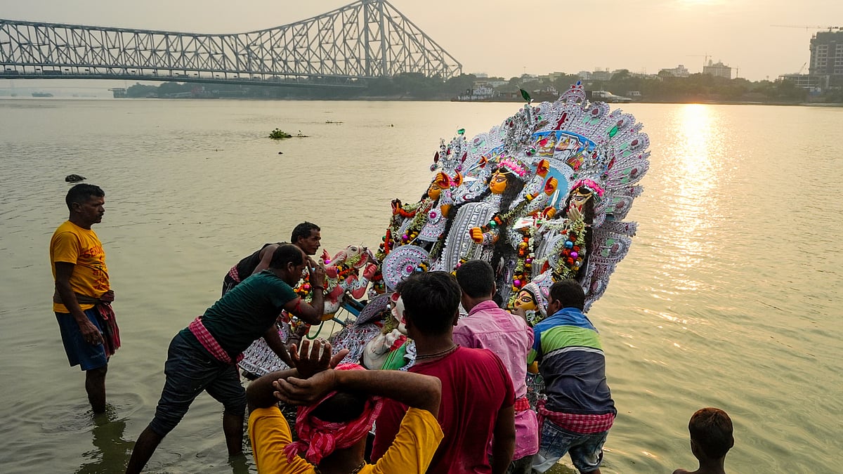 Suvendu’s Durga immersion diktat draws fire over religious exclusion