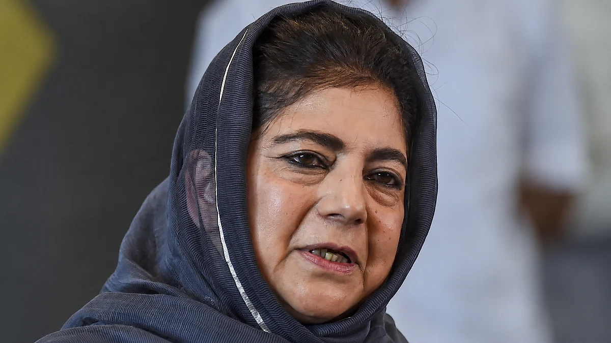 PDP chief Mehbooba Mufti