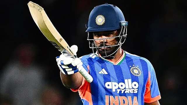 Take that: Sanju Samson on completing his 50 in Christchurch