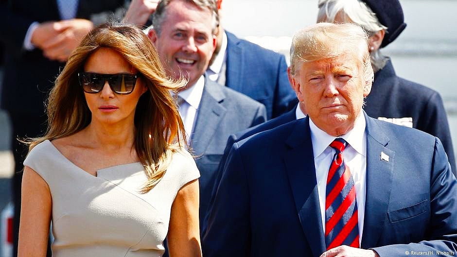 Melania and Donald Trump (file photo)