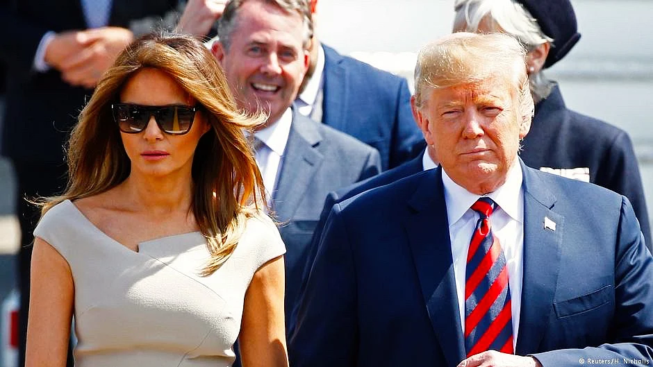 Melania and Donald Trump (file photo)