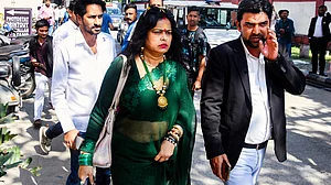 Urmila Sanawar arrives at a special CBI court in Dehradun, 23 Oct