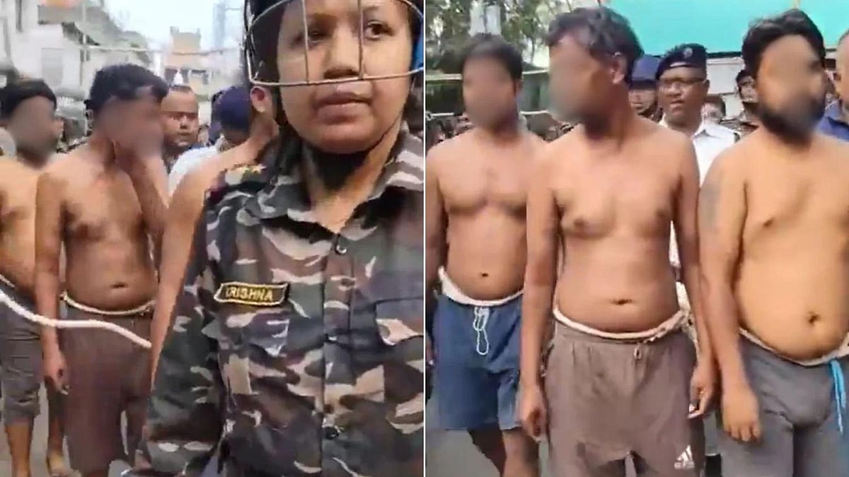 After the video surfaced, a crowd allegedly attempted to vandalise the girl’s family home.