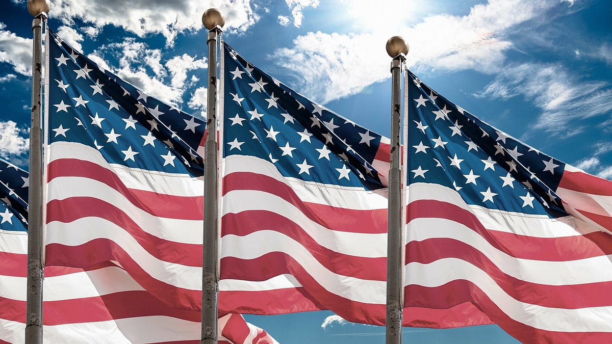 Representative image on US flags.