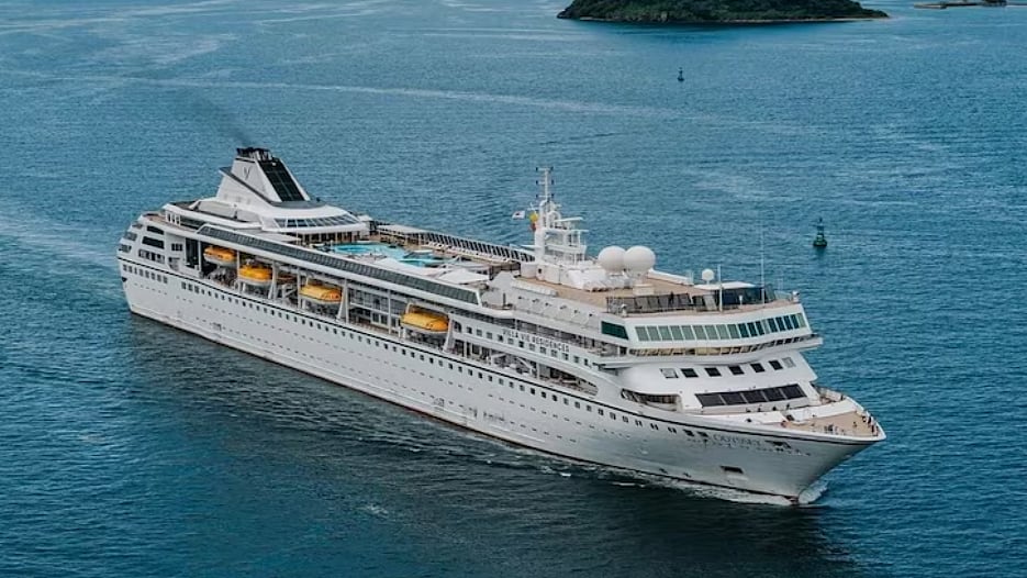 US residential cruise ship suspends world voyage in Cambodia as fuel costs soar