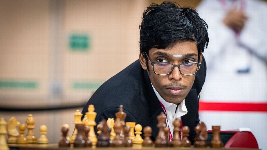 Indian grandmaster R. Praggnanandhaa.