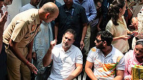 Delhi Police register pellet-gun FIR after Rahul Gandhi’s police station dharna