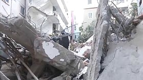 Two workers killed as under-construction building collapses in Hyderabad