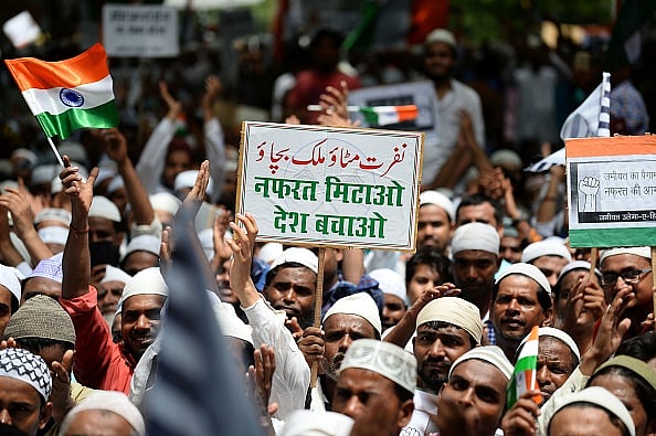 नफरत की राजनीति के खिलाफ विरोध प्रदर्शन / फोटो : Getty Images