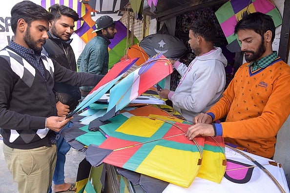 पतंग बाजार /फोटो : Getty Images