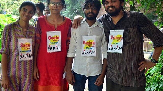जेएनयू में भगवा को जगह नहीं, लेफ्ट यूनिटी का क्लीन स्वीप