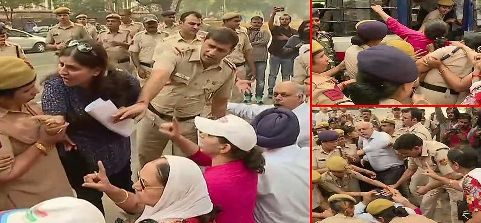 केंद्र के अधीन काम करने वाली दिल्ली पुलिस ने किया पूर्व सैनिकों का अपमान, बदसुलूकी कर जंतर-मंतर से खदेड़ा