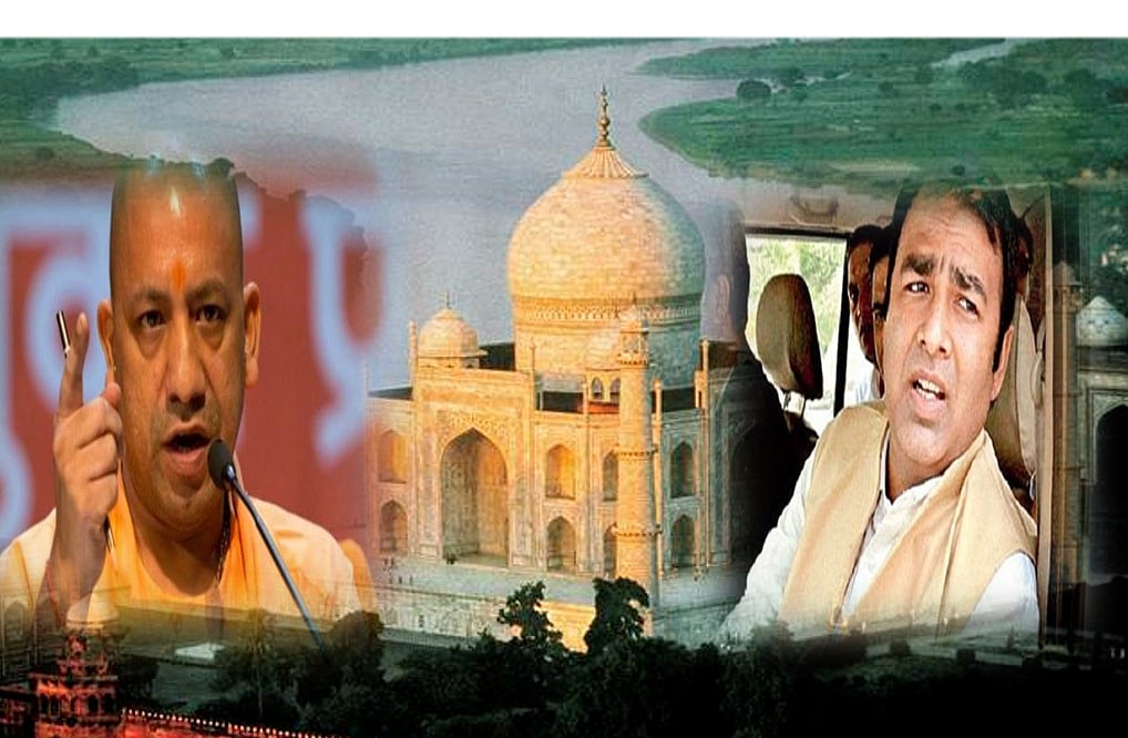 ताज पर भगवा लगाकर तस्वीर पोस्ट करने वाला गिरफ्तार, लेकिन संगीत सोम पर क्यों नहीं हुई कोई कार्यवाही?