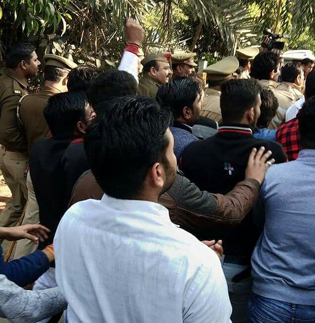 गाजियाबाद में ‘लव जिहाद’ विरोध का नेतृत्व करने वाले अजय शर्मा ने कहा, ‘हमारी सरकार है और मैंने इस शादी की मुख्यमंत्री से शिकायत की है’