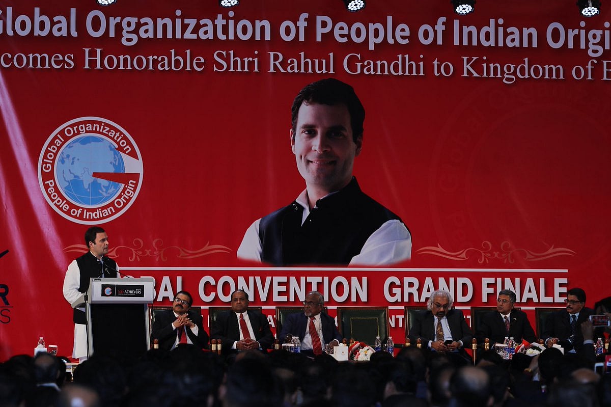 विदेशों में बसे भारतीयों को राहुल  का न्योता: आओ मिलकर दें भारत को अहिंसा और करुणा की ‘असली ताकत’