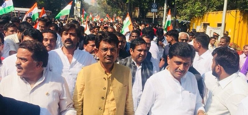 विपक्षी पार्टियों ने मुंबई में निकाली ‘संविधान बचाओ रैली’, बीजेपी के खिलाफ एकजुट होने की तैयारी