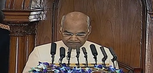 बजट के पहले संसद में राष्ट्रपति का अभिभाषण, कांग्रेस ने कहा, सिर्फ पुरानी योजनाओं का ही जिक्र