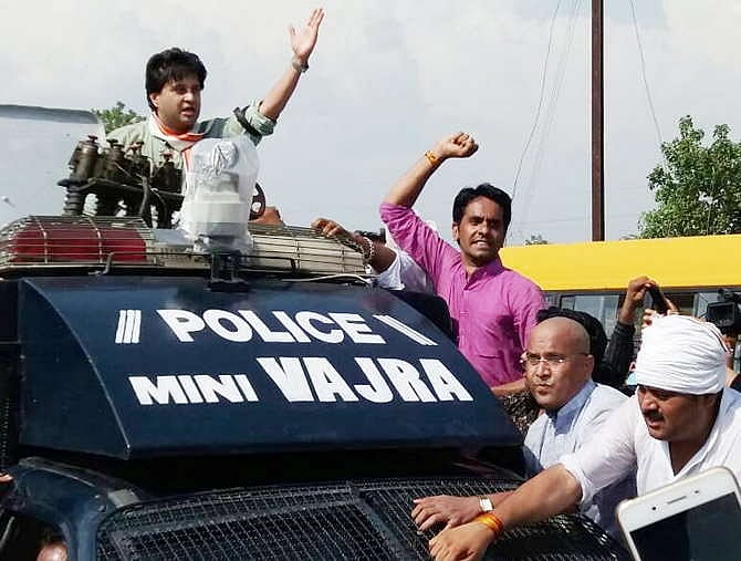 राहुल गांधी में देश को प्रगति के रास्ते पर ले जाने की क्षमता : ज्योतिरादित्य  सिंधिया