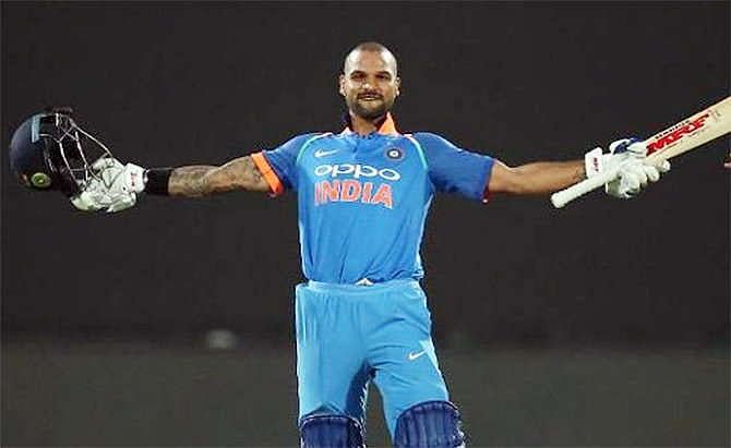 रुकते-चलते चौथे वनडे में शिखर धवन के शतक से भारत ने द. अफ्रीका के सामने रखा 290 का लक्ष्य