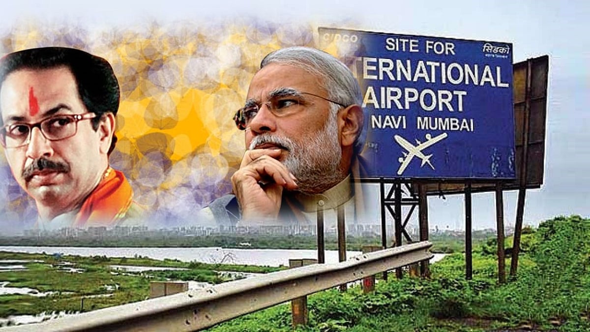 शिवसेना का पीएम मोदी के विरोध का खुला ऐलान,  एयरपोर्ट के भूमि पूजन में दिखाएगी  काले झंडे 