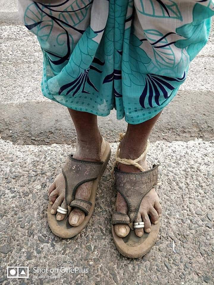 महाराष्ट्र किसान आंदोलन: तस्वीरों में देखें सड़कों पर उतरे अन्नदाता का हाल