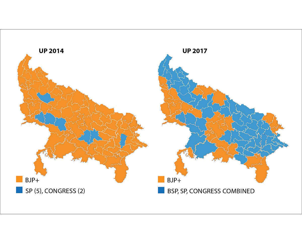 बीजेपी के जीत के रथ को पटरी से उतार सकती है विपक्षी एकता