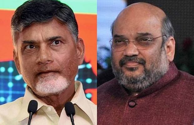 हिंदी पट्टी में खिसकते जनाधार से चिंतित बीजेपी, चंद्रबाबू नायडू को रिझाने के लिए अमित शाह ने लिखा पत्र