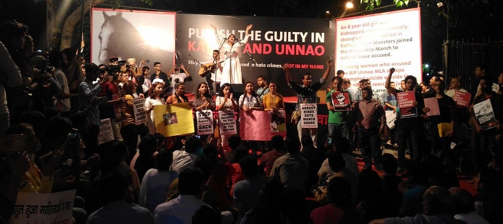 कठुआ-उन्नाव रेप केस LIVE: दिल्ली के संसद मार्ग पर प्रदर्शन, देश भर में सड़कों पर उतरे लोग
