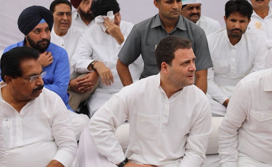 राजघाट से राहुल की  बीजेपी को चुनौती, ‘जातिवादी और दलित विरोधी मोदी सरकार को 2019 में हराकर रहेंगे’