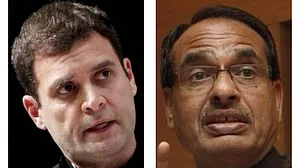 मध्य प्रदेश में बाबाओं को राज्य मंत्री का दर्जा दिए जाने को लेकर राहुल का शिवराज पर तंज