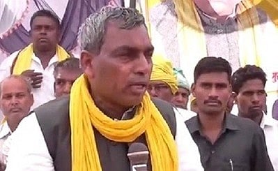 योगी के मंत्री ओम प्रकाश राजभर का विवादित बयान, कहा- किसी और की रैली में गए तो श्राप लगेगा, पीलिया हो जाएगा 
