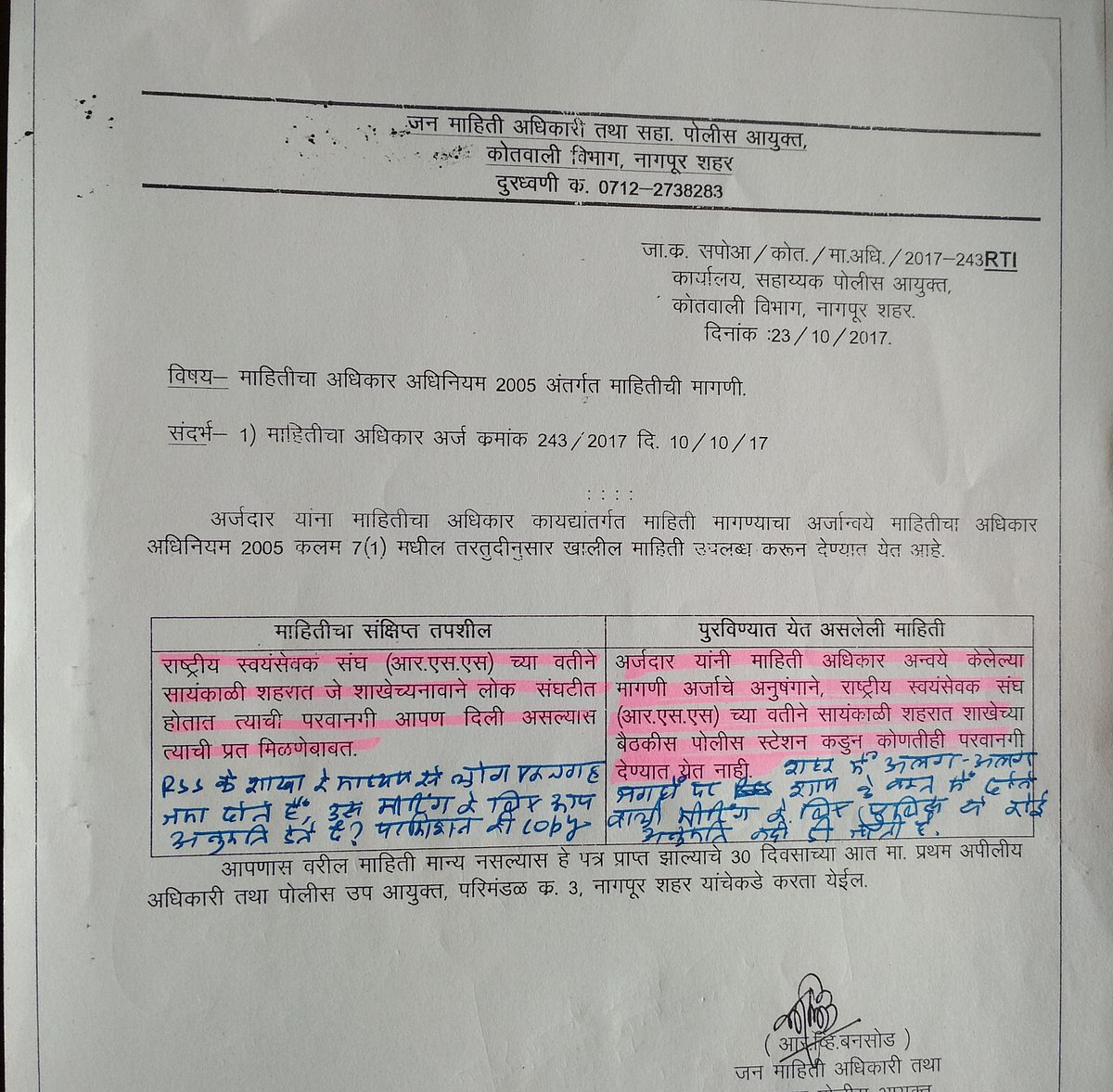 आरएसएस की शस्त्र पूजाः नागपुर पुलिस को नहीं पता, संघ के पास हैं कितनी बंदूकें और तलवारें 