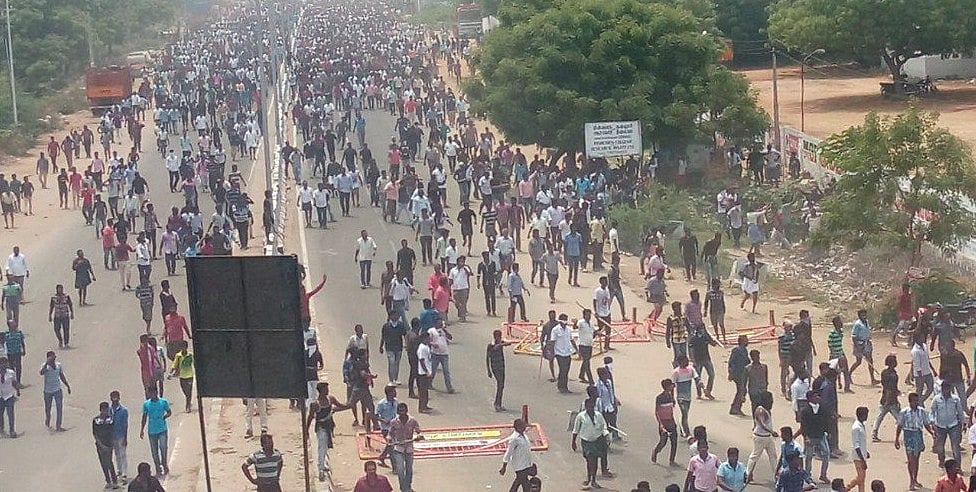 तमिलनाडु: तूतीकोरिन में हिंसा भड़काने के आरोप में मद्रास हाई कोर्ट के वकील वंजिनाथन गिरफ्तार