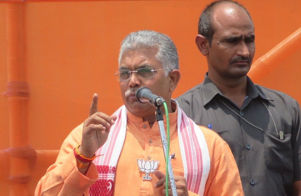 पश्चिम बंगाल के बीजेपी अध्यक्ष दिलीप घोष ने तृणमूल कांग्रेस को दी धमकी, कहा, गोली से लेंगे गोली का बदला