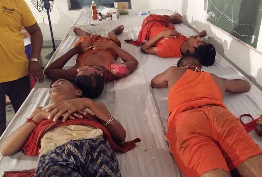 बिहार: मुजफ्फरपुर के गरीबनाथ मंदिर में जलाभिषेक के दौरान मची भगदड़, 25 लोग घायल 
