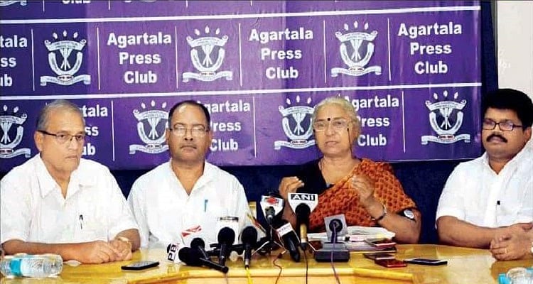सामाजिक कार्यकर्ताओं की रिपोर्ट में खुलासा,  त्रिपुरा में लोकतंत्र को कुचल रही है बीजेपी