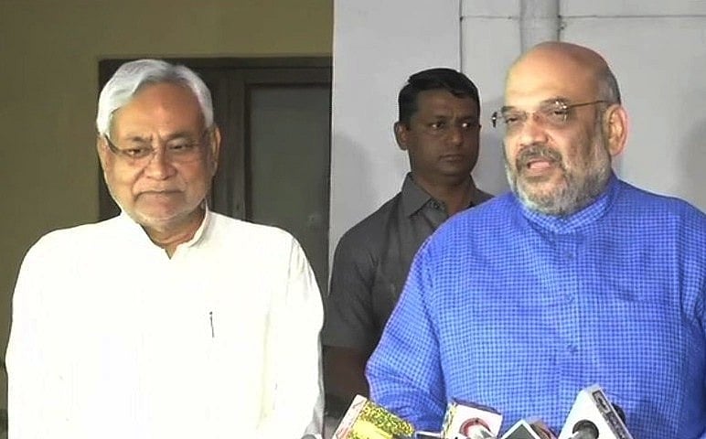 पासवान-कुशवाहा को साथ लिए बिना शाह-नीतीश ने किया सीट बंटवारे का ऐलान, बराबर सीटों पर लड़ेंगे बीजेपी-जेडीयू