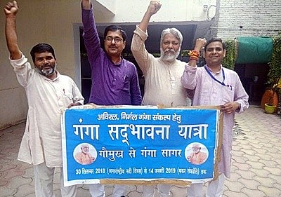 गंगा, गाय, गांव और गरीब के नाम पर सत्ता में आई सरकार ‘जुमलों’ में सिमटी : राजेंद्र सिंह