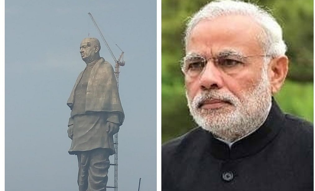 गुजरातः ‘स्टैच्यू ऑफ यूनिटी’ के उद्घाटन का विरोध कर रहे आदिवासियों ने पीएम मोदी  के पोस्टर फाड़े, पोती कालिख