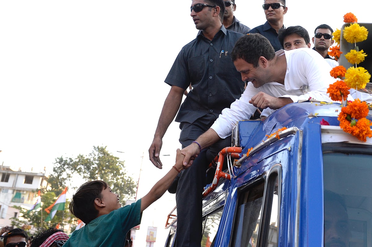 राहुल गांधी के जबलपुर रोड शो में उमड़ा जन सैलाब