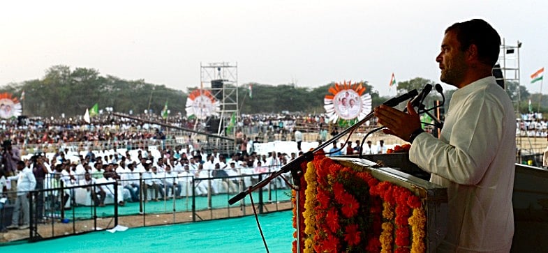  केसीआर का मतलब ‘खाओ कमीशन राव’, तेलंगाना में  टीआरएस और दिल्ली में बीजेपी, दोनों का समय खत्म: राहुल गांधी
