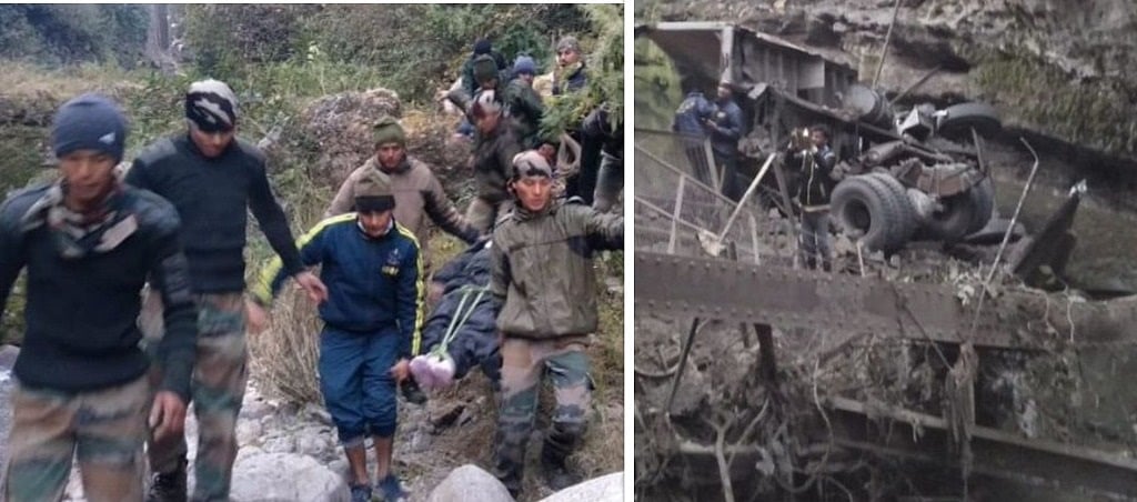 उत्तराखंड: देहरादून में भरभराकर ढह गया 115 साल पुराना पुल, दो की मौत, कई घायल