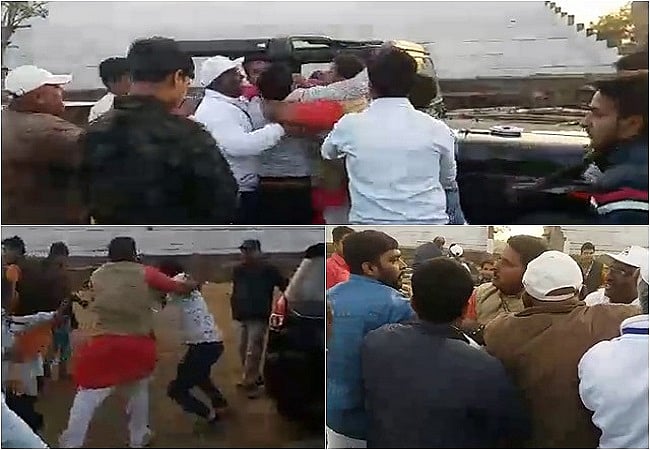 वीडियो: देखें कैसे धनबाद में संघ प्रमुख मोहन भागवत के कार्यक्रम में जमकर चले लात-घूंसे, सीएम ने भी की थी शिरकत