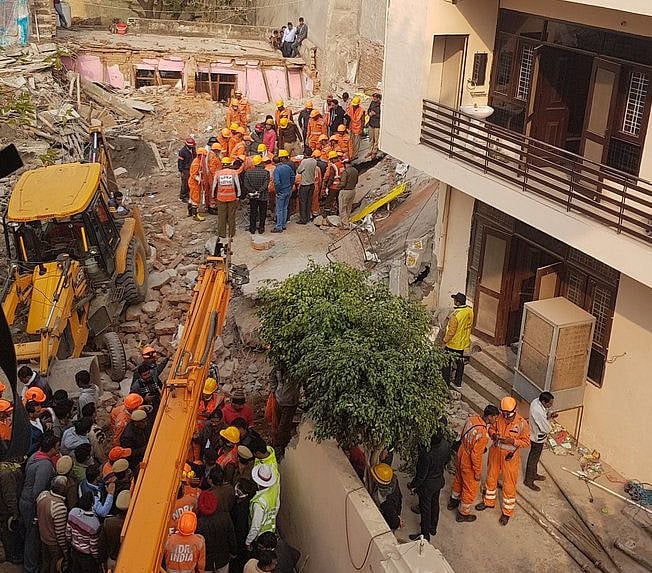 वीडियो: गुरुग्राम में 4 मंजिला इमारत गिरी, अब तक 6 लोगों की हुई मौत, कई लोग मलबे में दबे 